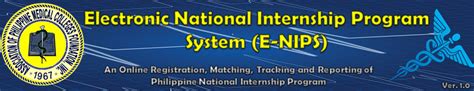 enips internship|Electronic National Internship System (E.